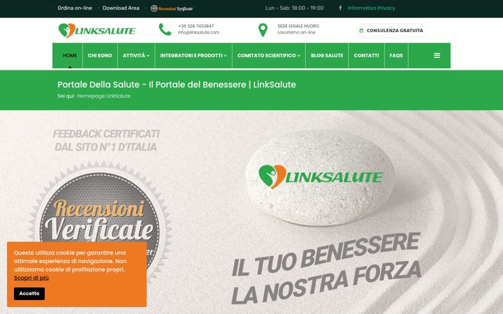 Screenshot of linksalute.com