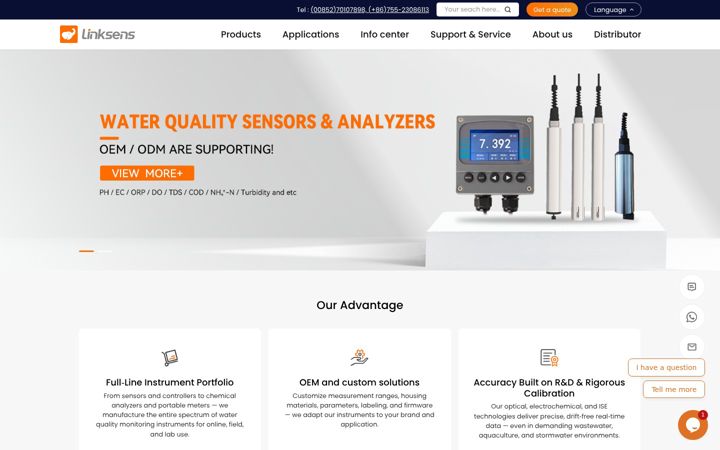 Screenshot di linksens-hk.com