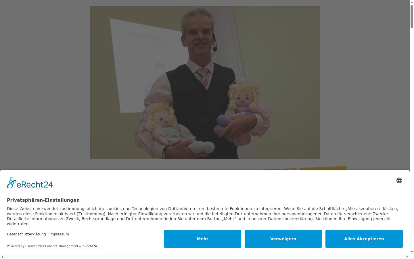 Ekraanipilt nõusolekubännerist, mida näidati enne mis tahes suhtlust