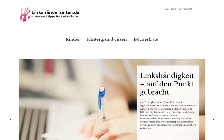Screenshot of linkshaenderseiten.de
