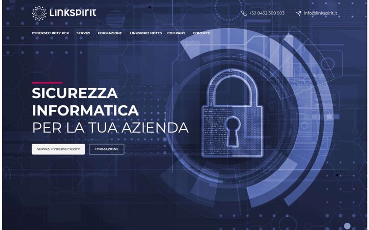 Screenshot of linkspirit.it
