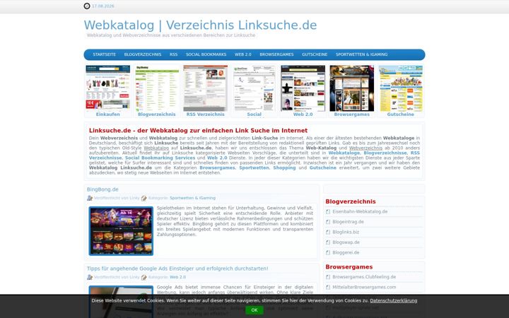 Screenshot of linksuche.de