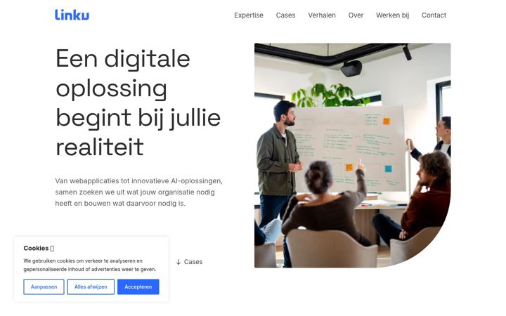 Screenshot of linku.nl