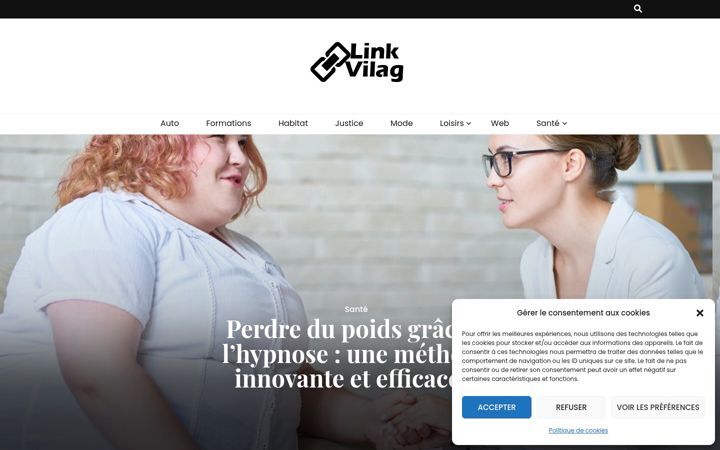 Screenshot of linkvilag.eu