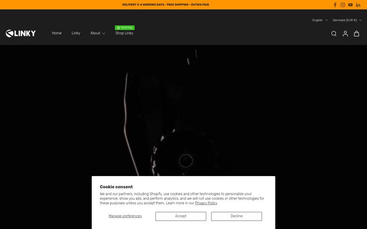 Screenshot of linkyinnovation.com