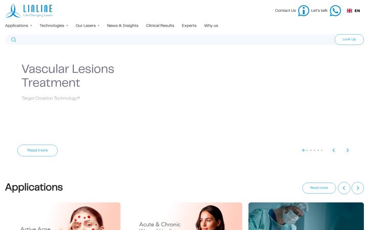 Screenshot of linline.com