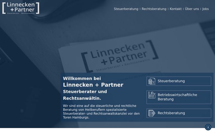Screenshot of linnecken-partner.de