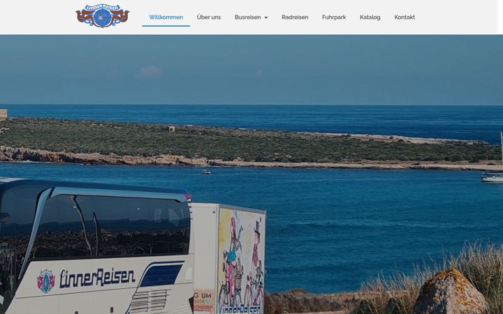 Screenshot of linner-reisen.de