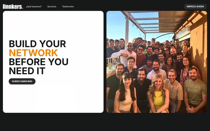 Screenshot of linnkers.com