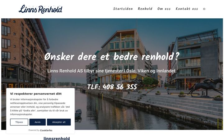Screenshot di linns-renhold.no