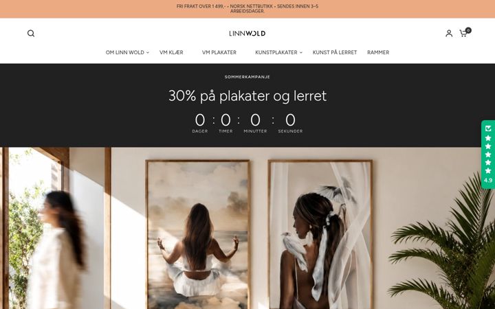 Screenshot of linnwold.com