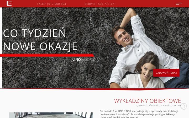 Screenshot of linofloor.pl