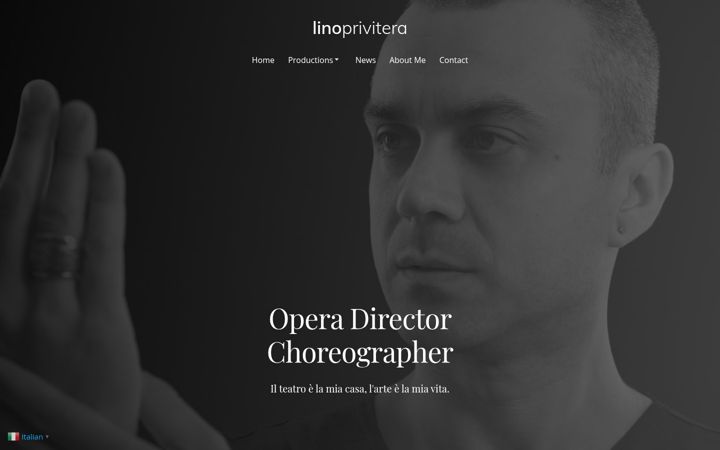 Screenshot of linoprivitera.com
