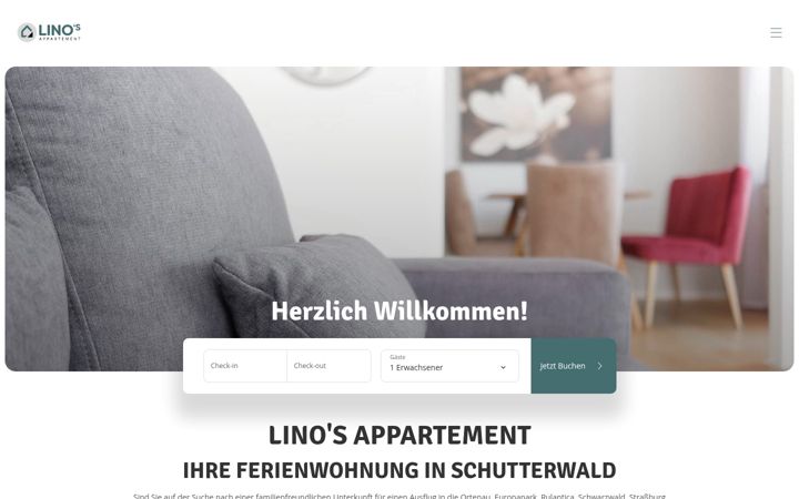 Snímek obrazovky linos-appartement.de