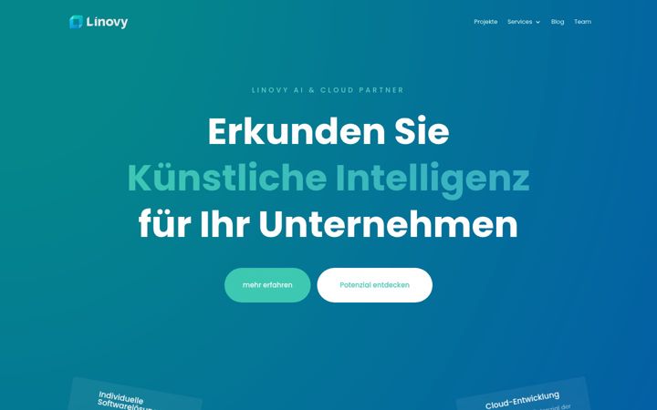 Screenshot of linovy.de