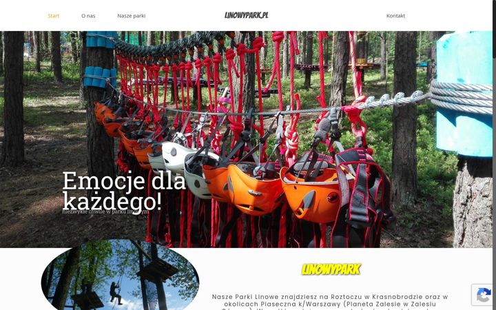Screenshot of linowypark.pl