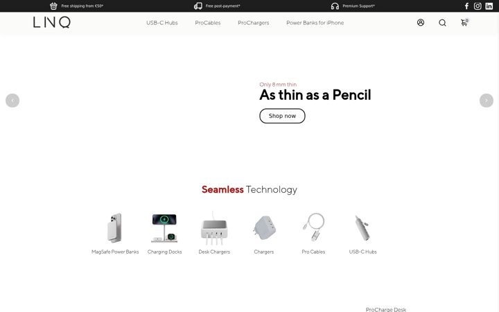 Screenshot of linqconnects.com