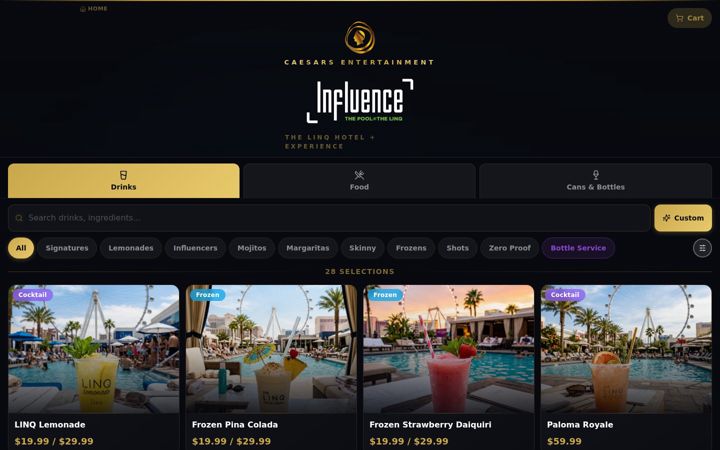 Screenshot of linqpool.com