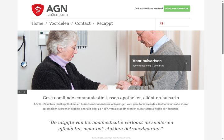 Screenshot of linscriptum.nl