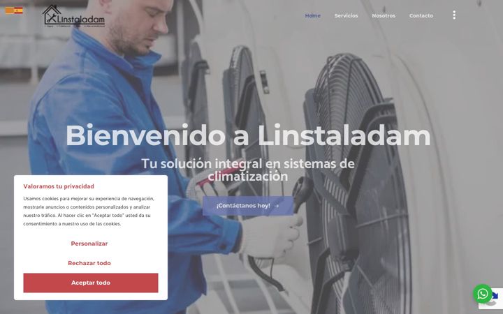 Screenshot of linstaladam.com