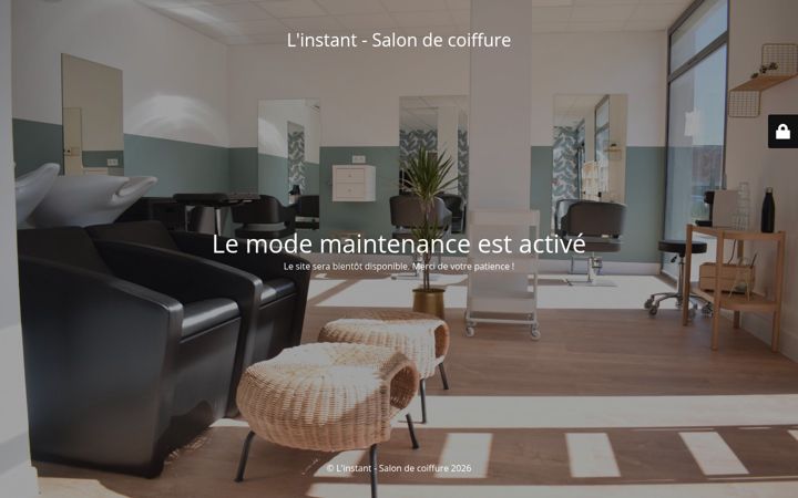 Screenshot of linstant-salondecoiffure.fr