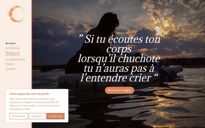 Screenshot of linstant-shiatsu.fr