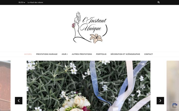 Screenshot of linstant-unique.fr
