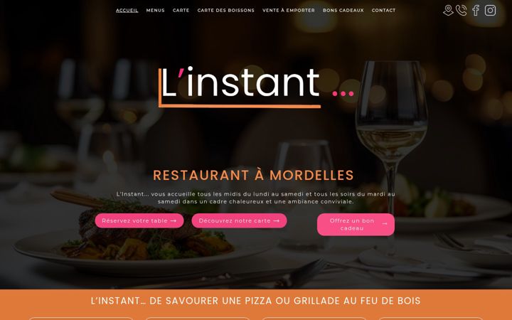 Screenshot of linstantmordelles.fr
