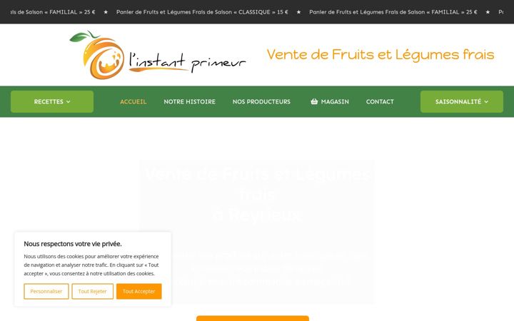 Screenshot of linstantprimeur.fr