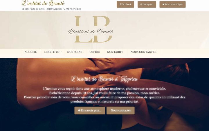 Screenshot of linstitut-de-beaute-apprieu.fr