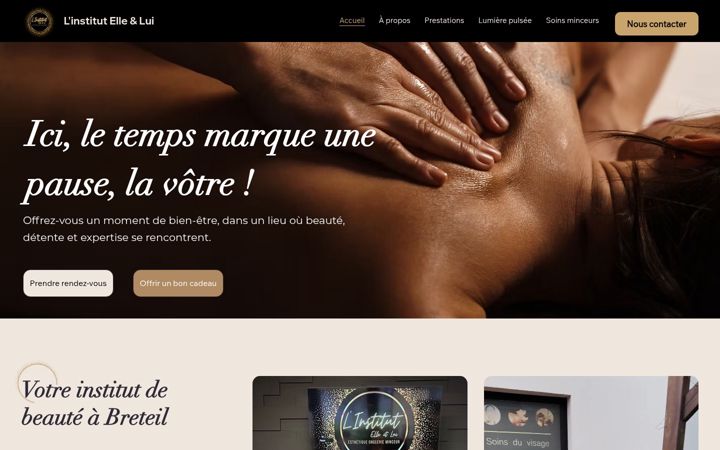 Screenshot of linstitutelleetlui.fr