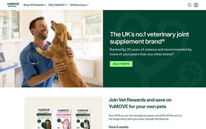 Screenshot of lintbellsvet.com