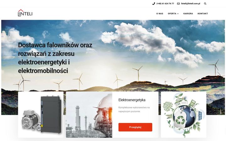 Screenshot of linteli.com.pl