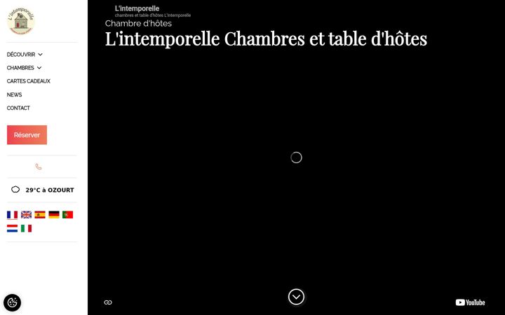 Screenshot of lintemporelle40.com