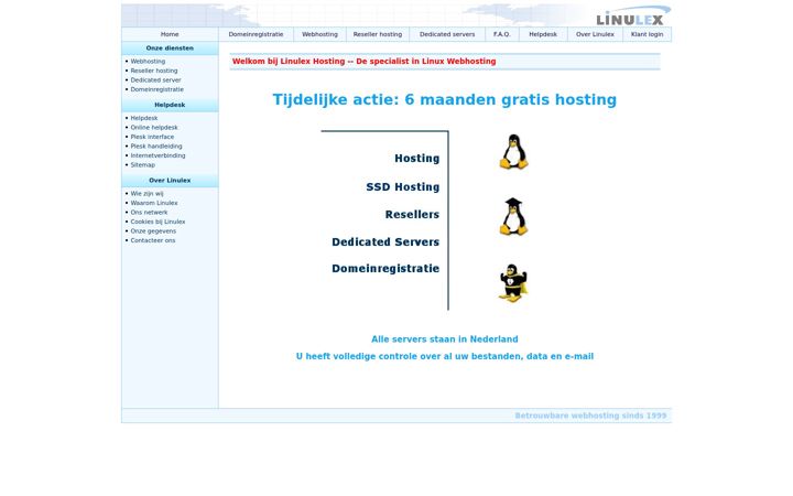 Screenshot of linulex.com
