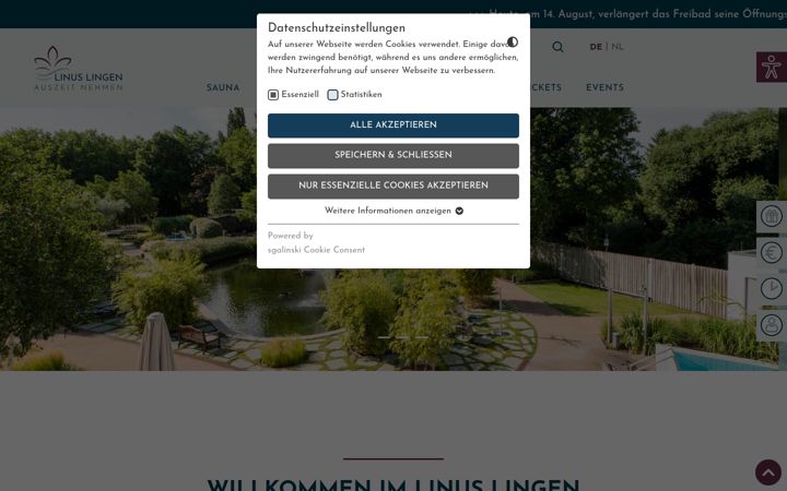 Screenshot of linus-lingen.de