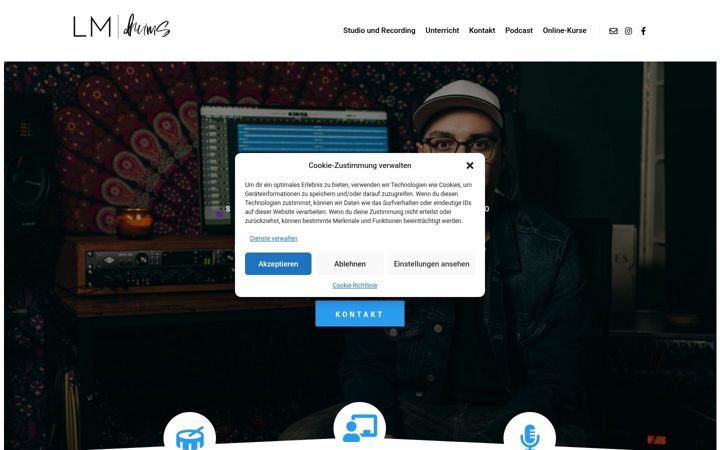 Screenshot of linus-mueller.com