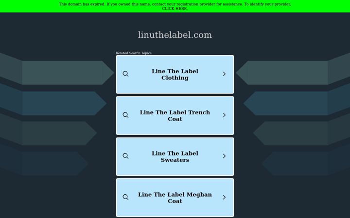 Screenshot of linuthelabel.com