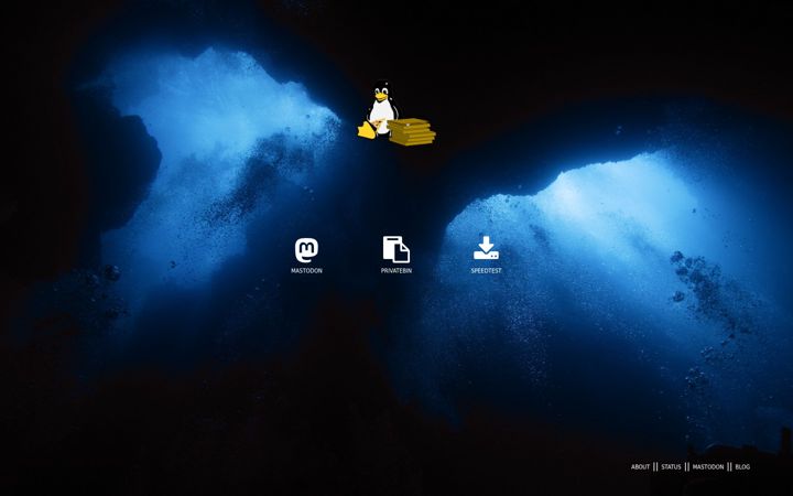 Screenshot of linux.pizza