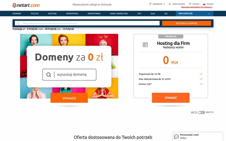 Skærmbillede af linux.pl