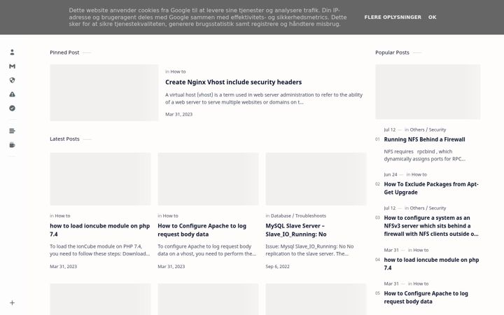 Screenshot of linuxfault.com