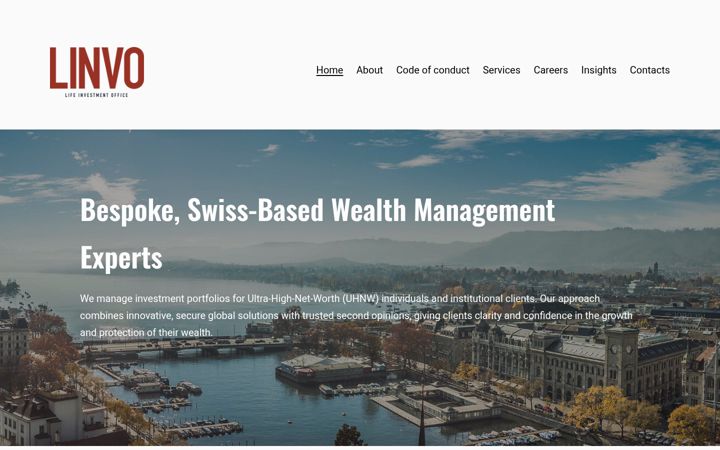 Screenshot of linvo.ch