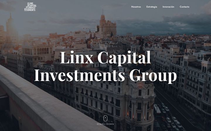 Screenshot of linxcapital.com