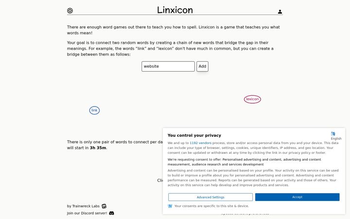 Screenshot of linxicon.com