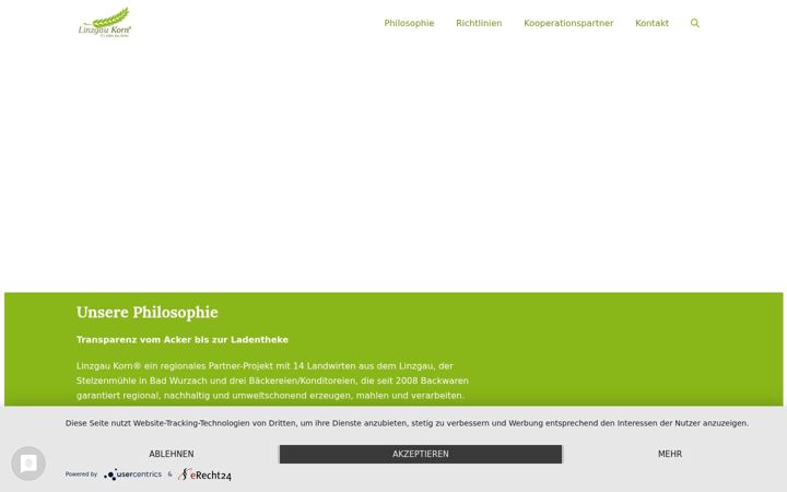 Screenshot of linzgaukorn.de