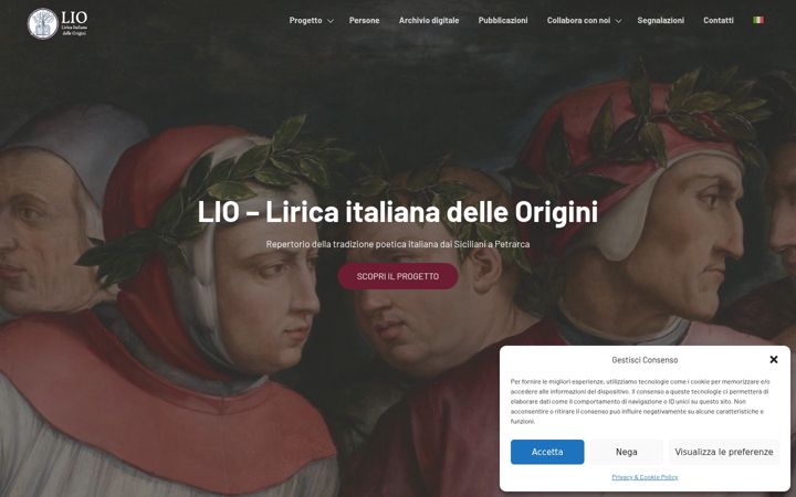 Screenshot of lio-liricaitalianaorigini.it