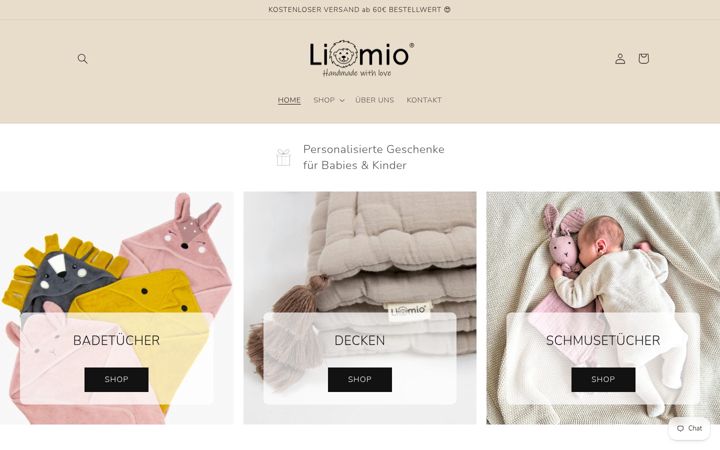 Screenshot of liomiokids.de