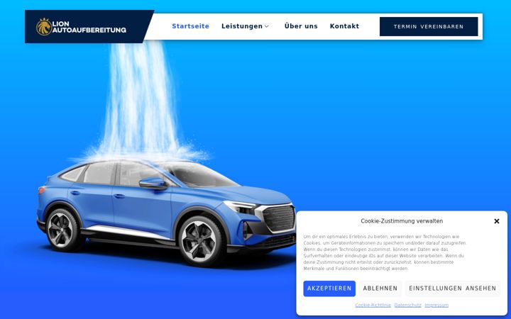 Screenshot of lion-autoaufbereitung.de