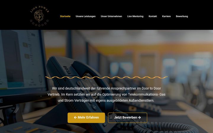 Screenshot of lion-power-sales.de