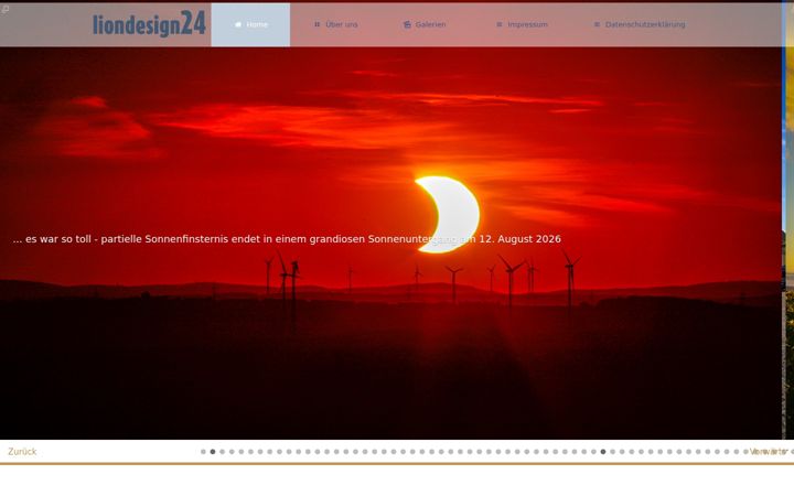 Screenshot of liondesign24.de
